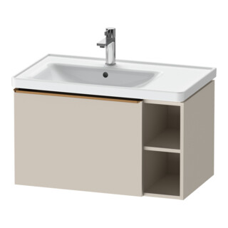 Duravit Waschtischunterschrank D-Neo 78,4x45,2cm, 1 A, B L, bron geb/Taupe ma