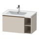 Duravit Waschtischunterschrank D-Neo 78,4x45,2cm, 1 A, B L, bron geb/Taupe ma-1