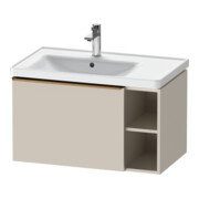 Duravit Waschtischunterschrank D-Neo 78,4x45,2cm, 1 A, B L, bron geb/Taupe ma
