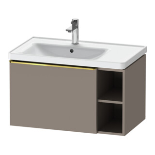 Duravit Waschtischunterschrank D-Neo 78,4x45,2cm, 1 A, B L, gol pol/Basalt ma