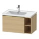Duravit Waschtischunterschrank D-Neo 78,4x45,2cm, 1 A, B L, gol pol/Eiche Nat-1