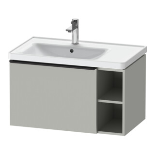 Duravit Waschtischunterschrank D-Neo 78,4x45,2cm, 1 A, B L, sw/gr ma