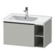 Duravit Waschtischunterschrank D-Neo 78,4x45,2cm, 1 A, B L, sw/gr ma-1