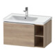 Duravit Waschtischunterschrank D-Neo 78,4x45,2cm, 1 A, B li, chr/Eiche marm.-1