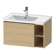 Duravit Waschtischunterschrank D-Neo 78,4x45,2cm, 1 A, B li, ES geb/Eiche Nat