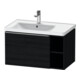 Duravit Waschtischunterschrank D-Neo 78,4x45,2cm, 1 A, B li, ES geb/Eiche sw-1