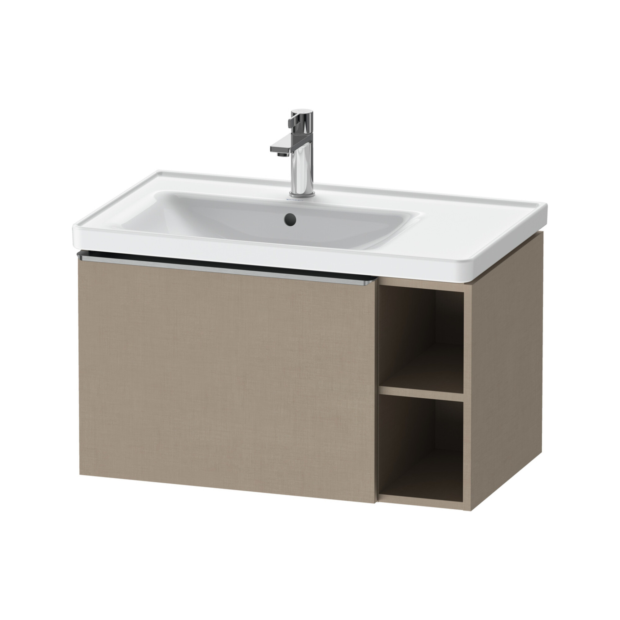 Duravit Waschtischunterschrank D-Neo 78,4x45,2cm, 1 A, B li, ES geb/Leinen