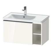 Duravit Waschtischunterschrank D-Neo 78,4x45,2cm, 1 A, B li, ES geb/we hgl