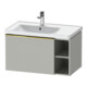 Duravit Waschtischunterschrank D-Neo 78,4x45,2cm, 1 A, B li, gol pol/grau ma-1