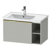 Duravit Waschtischunterschrank D-Neo 78,4x45,2cm, 1 A, B li, gol pol/grau ma