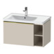 Duravit Waschtischunterschrank D-Neo 78,4x45,2cm, 1 A, B li, gol pol/Taupe ma-1