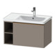 Duravit Waschtischunterschrank D-Neo 78,4x45,2cm, 1 A, B R, b geb/Basalt ma-1