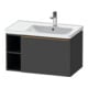Duravit Waschtischunterschrank D-Neo 78,4x45,2cm, 1 A, B R, b geb/Graphit ma-1