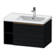 Duravit Waschtischunterschrank D-Neo 78,4x45,2cm, 1 A, B R, bron geb/Eiche sw-1