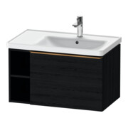 Duravit Waschtischunterschrank D-Neo 78,4x45,2cm, 1 A, B R, bron geb/Eiche sw