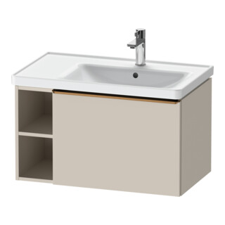 Duravit Waschtischunterschrank D-Neo 78,4x45,2cm, 1 A, B R, bron geb/Taupe ma