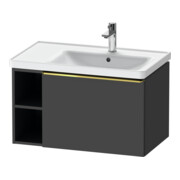 Duravit Waschtischunterschrank D-Neo 78,4x45,2cm, 1 A, B R, g pol/Graphit ma