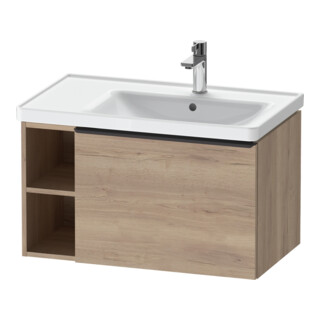 Duravit Waschtischunterschrank D-Neo 78,4x45,2cm, 1 A, B R, sw/Ei marm.