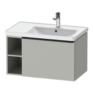 Duravit Waschtischunterschrank D-Neo 78,4x45,2cm, 1 A, B R, sw/gr ma