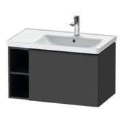 Duravit Waschtischunterschrank D-Neo 78,4x45,2cm, 1 A, B R, sw/Grap ma