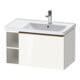 Duravit Waschtischunterschrank D-Neo 78,4x45,2cm, 1 A, B re, bron geb/we hgl-1