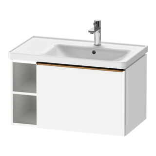 Duravit Waschtischunterschrank D-Neo 78,4x45,2cm, 1 A, B re, bron geb/we ma