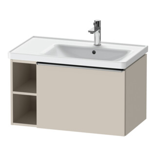 Duravit Waschtischunterschrank D-Neo 78,4x45,2cm, 1 A, B re, ES geb/Taupe ma
