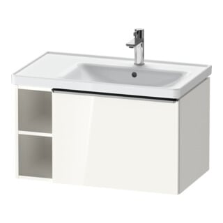 Duravit Waschtischunterschrank D-Neo 78,4x45,2cm, 1 A, B re, ES geb/we hgl