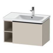 Duravit Waschtischunterschrank D-Neo 78,4x45,2cm, 1 A, B re, schwarz/Taupe ma-1