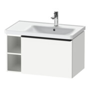 Duravit Waschtischunterschrank D-Neo 78,4x45,2cm, 1 A, B re, schwarz/weiß ma