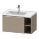 Duravit Waschtischunterschrank D-Neo 78,4x45,2cm, 1 A, Beck. li, chr/Leinen-1