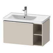 Duravit Waschtischunterschrank D-Neo 78,4x45,2cm, 1 A, Beck. li, chr/Taup ma