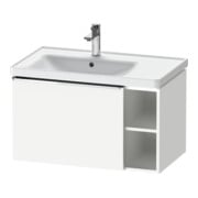 Duravit Waschtischunterschrank D-Neo 78,4x45,2cm, 1 A, Beck. li, chr/we ma