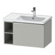 Duravit Waschtischunterschrank D-Neo 78,4x45,2cm, 1 A, Beck. re, chr/Beton ma-1