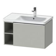 Duravit Waschtischunterschrank D-Neo 78,4x45,2cm, 1 A, Beck. re, chr/Beton ma