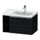 Duravit Waschtischunterschrank D-Neo 78,4x45,2cm, 1 A, Beck. re, chr/Eiche sw-1
