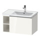 Duravit Waschtischunterschrank D-Neo 78,4x45,2cm, 1 A, Beck. re, chr/we hgl-1