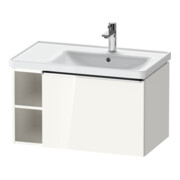 Duravit Waschtischunterschrank D-Neo 78,4x45,2cm, 1 A, Beck. re, chr/we hgl