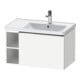 Duravit Waschtischunterschrank D-Neo 78,4x45,2cm, 1 A, Beck. re, chr/we ma-1