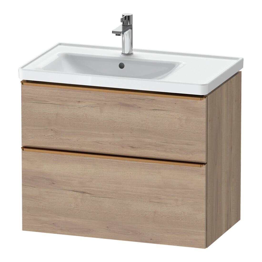 Duravit Waschtischunterschrank D-Neo 78,4x45,2cm, 1 Kast, B L, b geb/Ei marm.