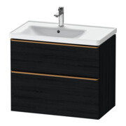 Duravit Waschtischunterschrank D-Neo 78,4x45,2cm, 1 Kast, B L, b geb/Eiche sw