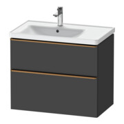 Duravit Waschtischunterschrank D-Neo 78,4x45,2cm, 1 Kast, B L, b geb/Gra ma
