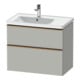 Duravit Waschtischunterschrank D-Neo 78,4x45,2cm, 1 Kast, B L, b geb/grau ma-1