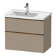 Duravit Waschtischunterschrank D-Neo 78,4x45,2cm, 1 Kast, B L, b geb/Leinen-1