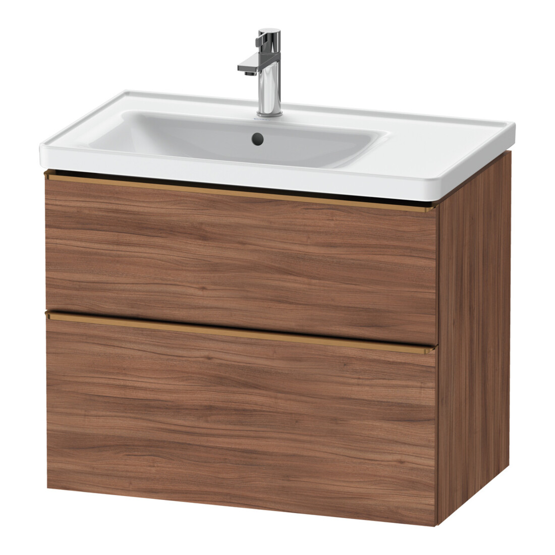 Duravit Waschtischunterschrank D-Neo 78,4x45,2cm, 1 Kast, B L, b geb/Nu Nat