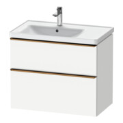 Duravit Waschtischunterschrank D-Neo 78,4x45,2cm, 1 Kast, B L, bron geb/we ma