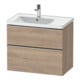 Duravit Waschtischunterschrank D-Neo 78,4x45,2cm, 1 Kast, B L, ES geb/Ei ma-1