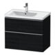 Duravit Waschtischunterschrank D-Neo 78,4x45,2cm, 1 Kast, B L, ES geb/Ei sw-1
