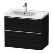 Duravit Waschtischunterschrank D-Neo 78,4x45,2cm, 1 Kast, B L, ES geb/Ei sw