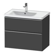 Duravit Waschtischunterschrank D-Neo 78,4x45,2cm, 1 Kast, B L, ES geb/Gra ma